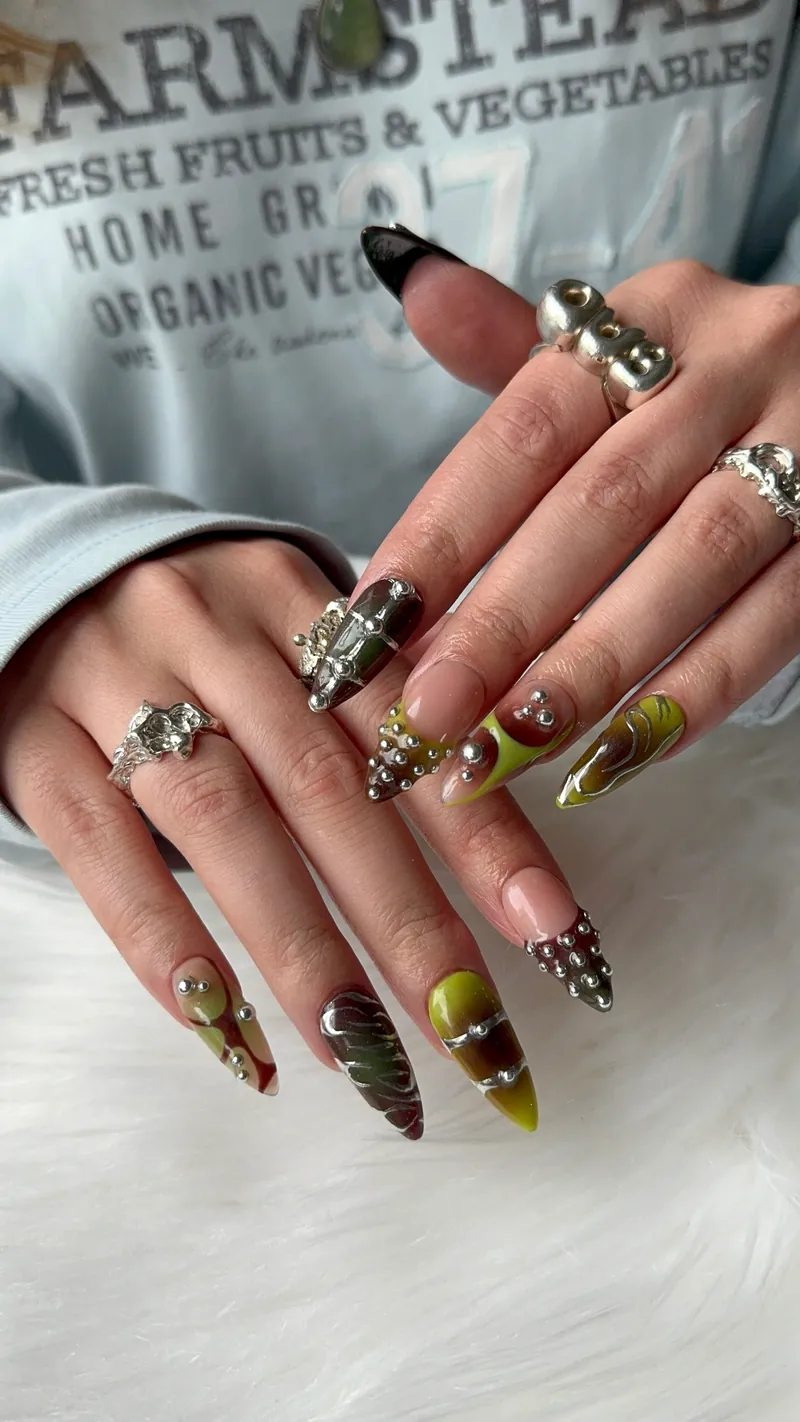 Stiletto nagels door Yassie Nailzz in Alkmaar